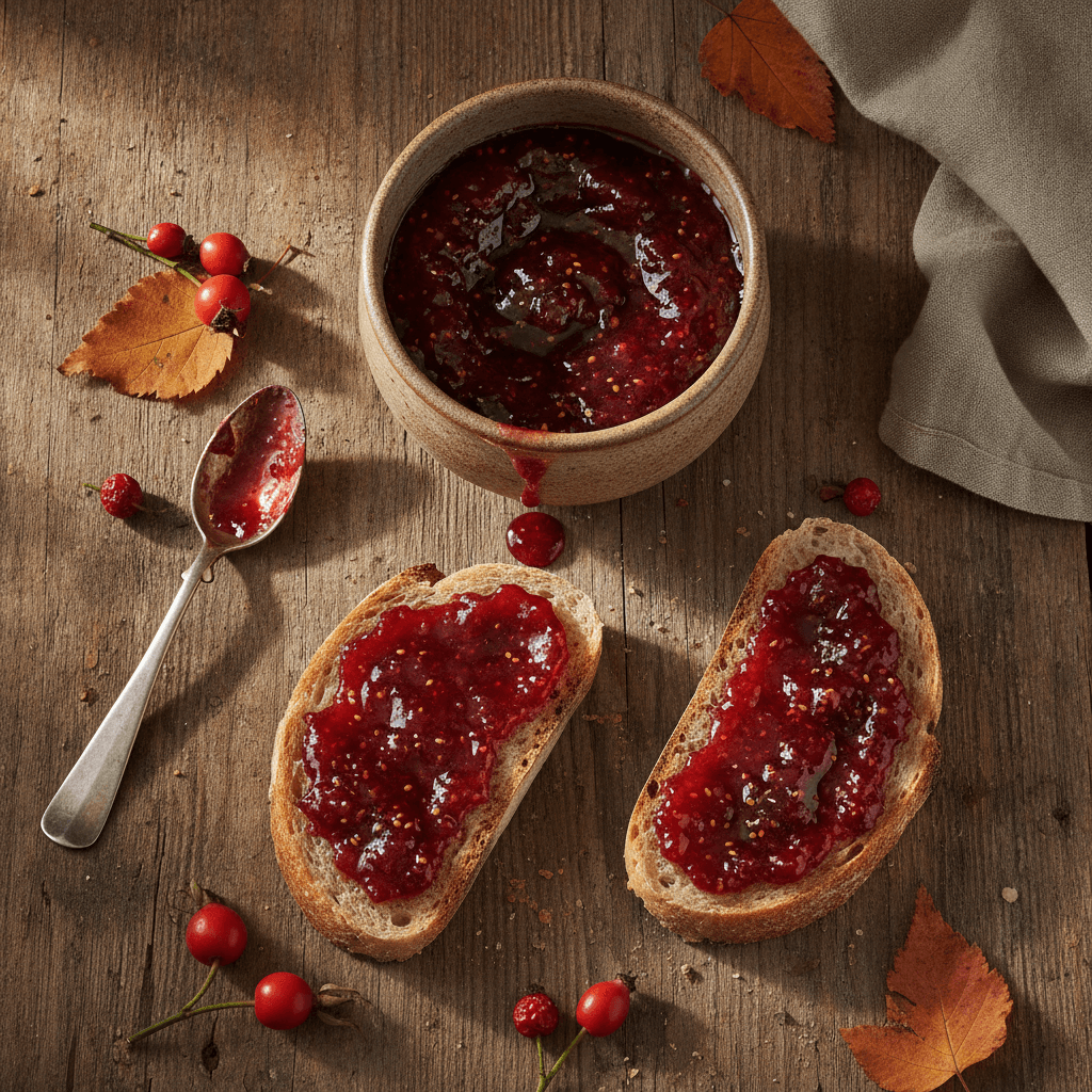 Aromatische Hagebuttenmarmelade