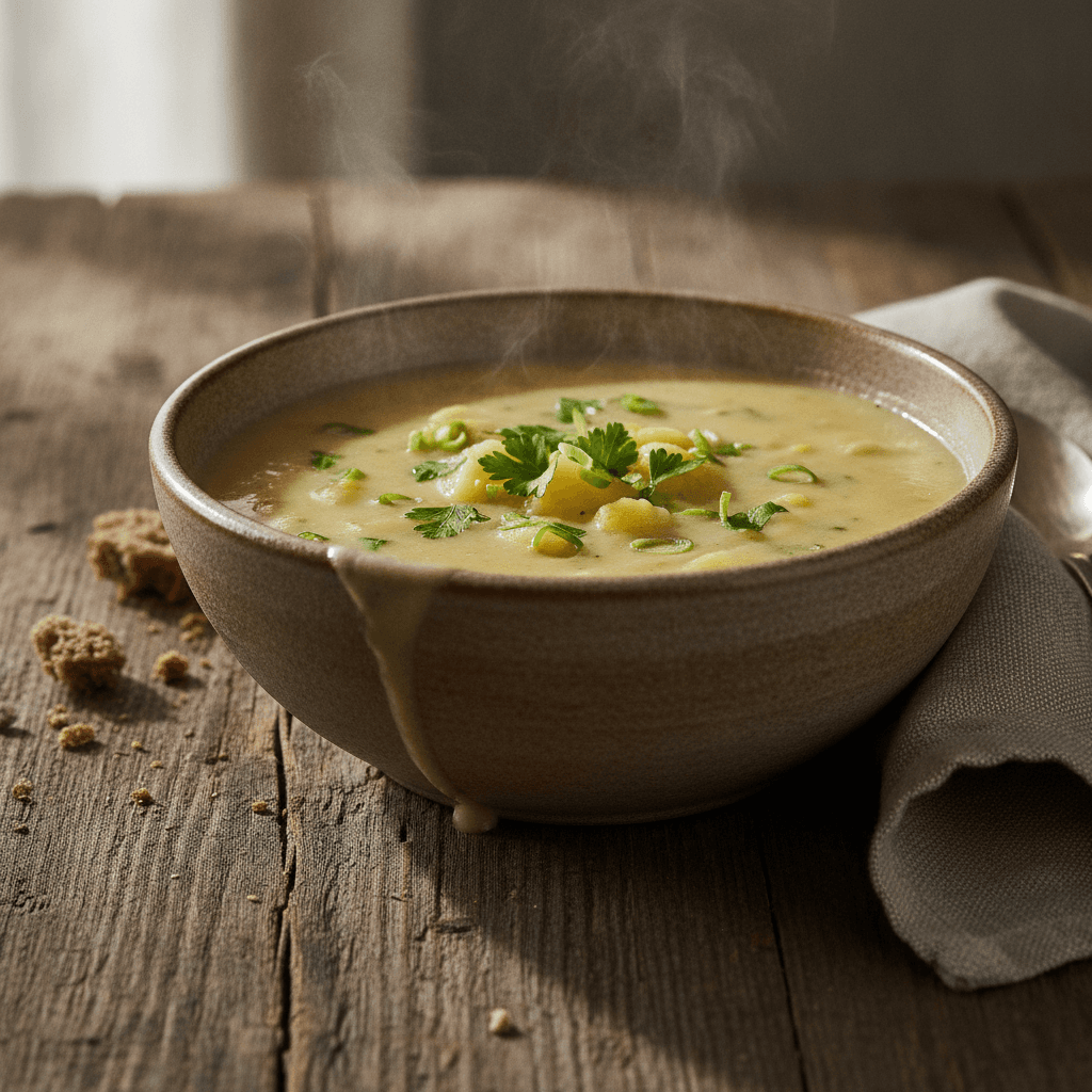Cremige Kartoffel-Porree-Suppe