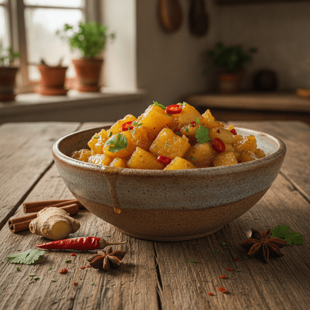 Aromatisch-fruchtiges Ananas-Apfel-Chutney