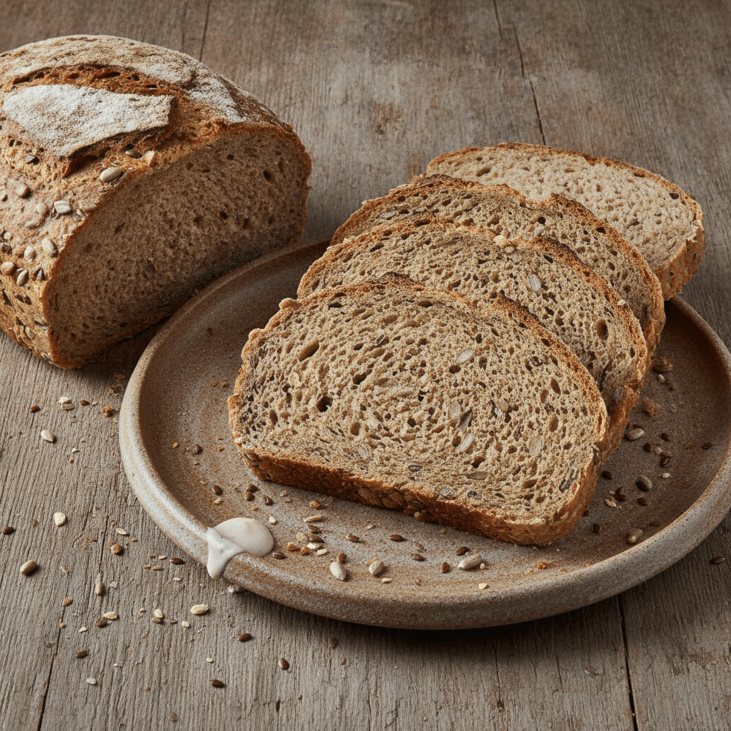 Aromatisches 50 % Weizenvollkornbrot