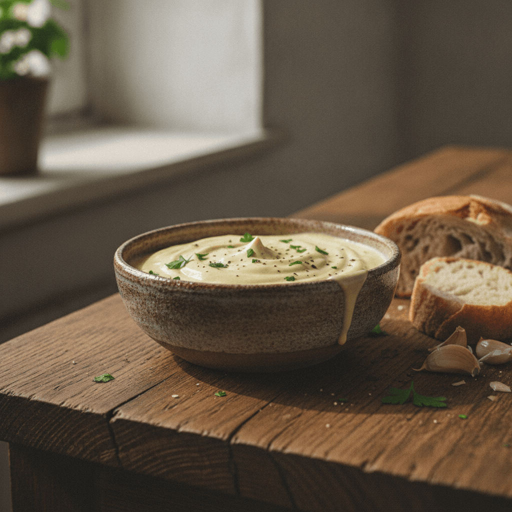 Klassische Aioli aus der Küchenmaschine
